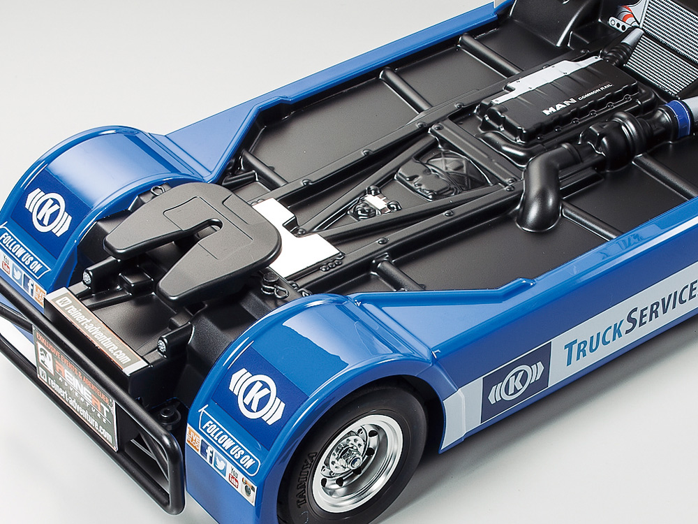 KIT PARA MONTAR AUTOMODELO TAMIYA TT01E CAMINHÃO TEAM HAHN RACING